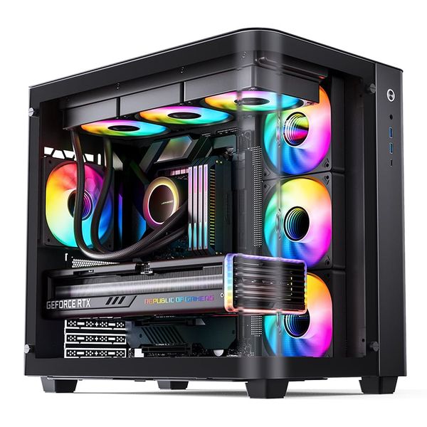 Vỏ Case Jonsbo TK-3 Black/ White (ATX, Mid Tower)