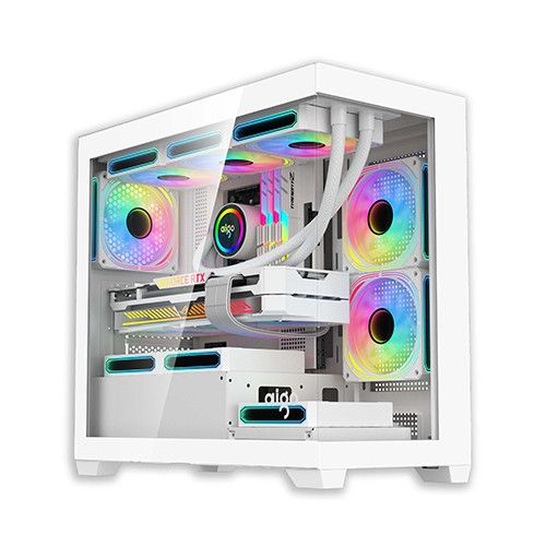 Vỏ Case AIGO C218M Black/ White (M-ATX)