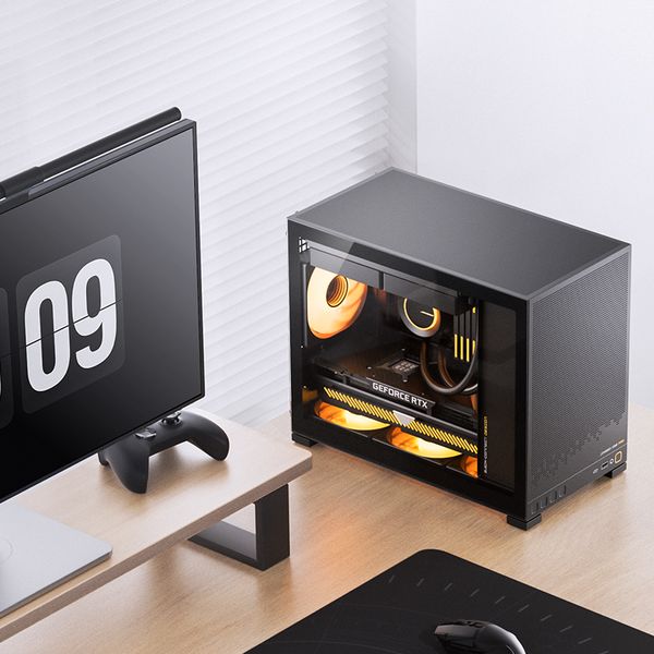 Vỏ Case Jonsbo D32 STD (Đen/ Trắng, M- ATX, Mid Tower)