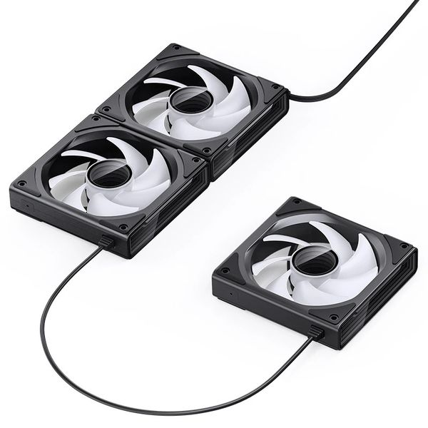 Fan Tản Nhiệt Jonsbo ZK-120 3 IN 1 Black/ White