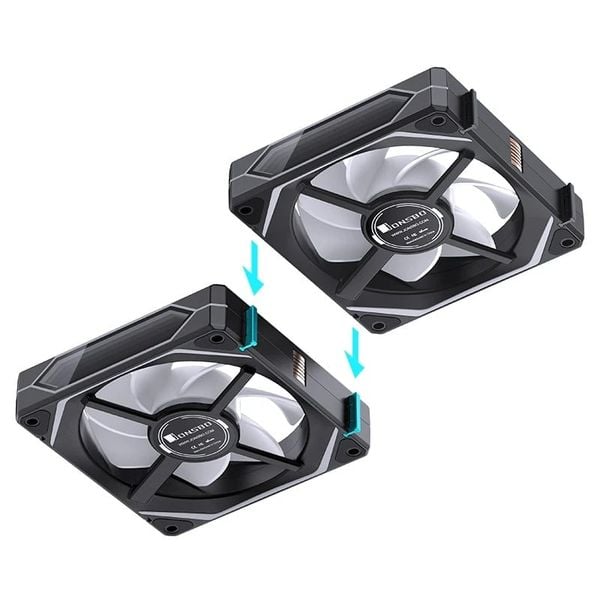Quạt tản nhiệt Jonsbo ZL-120B/ W (3 IN 1, Black/ White)