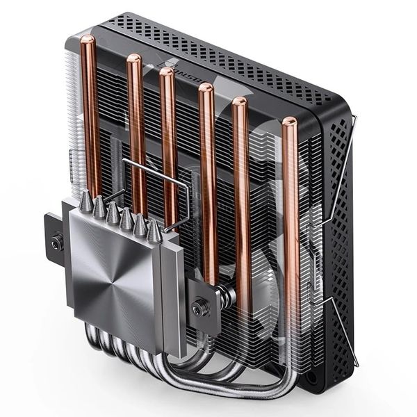 Tản Nhiệt Khí Jonsbo HP-600 Black//White (Led ARGB, Tản CPU siêu mỏng)