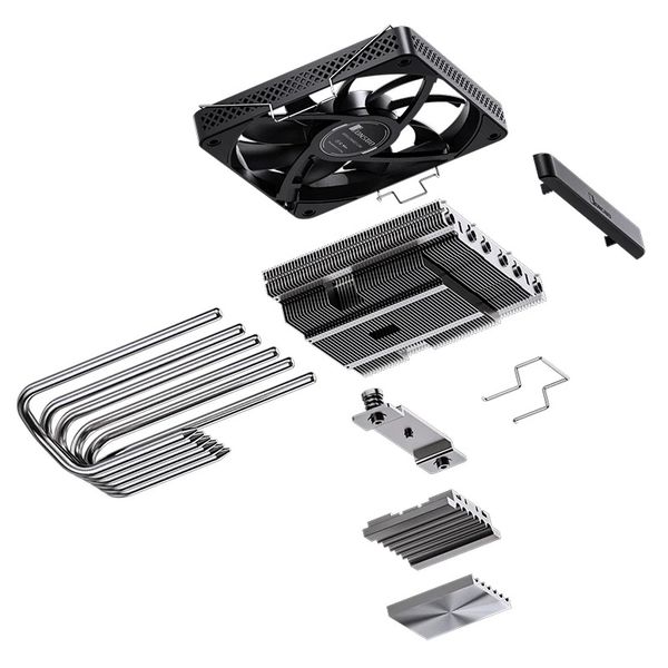 Tản Nhiệt Khí Jonsbo HP-600 Black//White (Led ARGB, Tản CPU siêu mỏng)