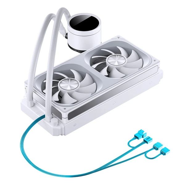 Tản Nhiệt Nước AIO Jonsbo TH-240 Black/ White  (ARGB. LCD hiển thị nhiệt độ)