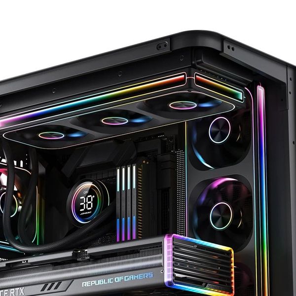 Tản Nhiệt Nước AIO Jonsbo TH-360 Black/ White (ARGB, LCD hiển thị nhiệt độ)