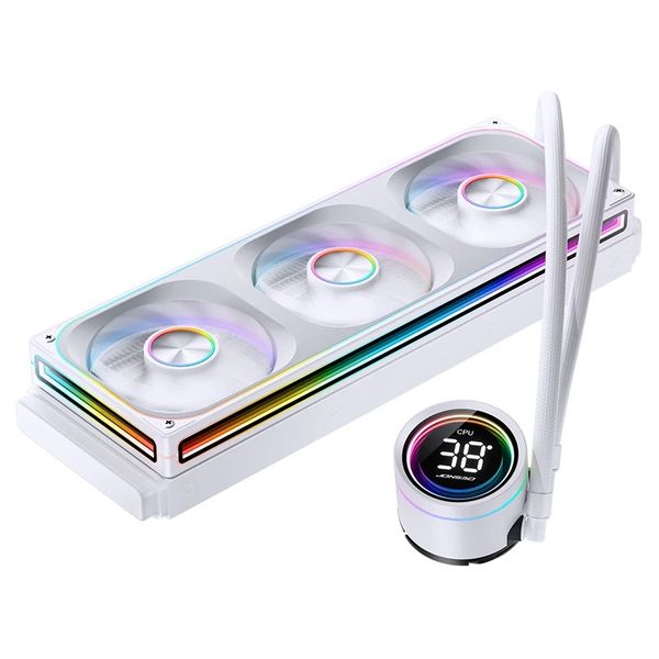Tản Nhiệt Nước AIO Jonsbo TH-360 Black/ White (ARGB, LCD hiển thị nhiệt độ)
