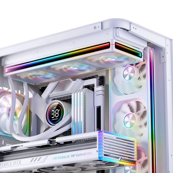 Tản Nhiệt Nước AIO Jonsbo TH-360 Black/ White (ARGB, LCD hiển thị nhiệt độ)