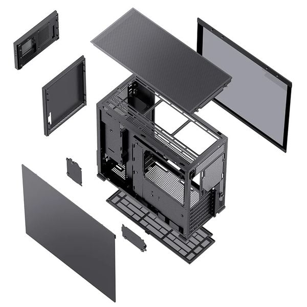 Vỏ Case Jonsbo D41 MESH SC Black/ White (Mid Tower)