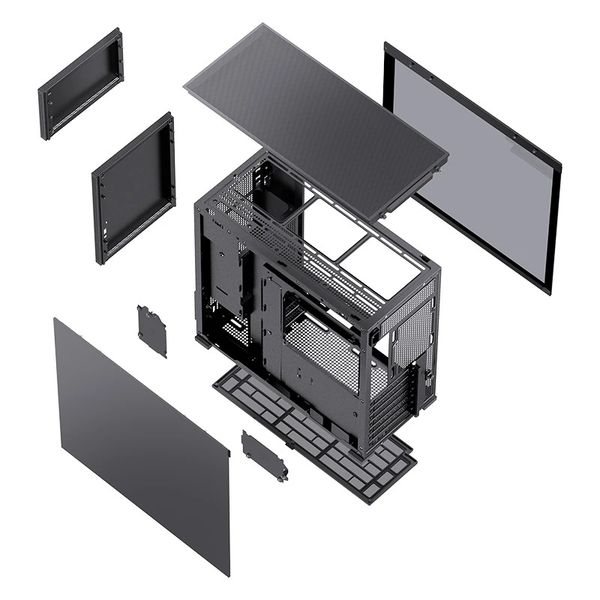 Vỏ Case Jonsbo D41 STD Black/ White (Mid Tower)
