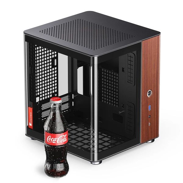 Vỏ Case Jonsbo Mini ITX TK-0 Black Wood
