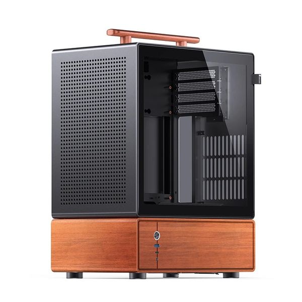 Vỏ Case Jonsbo T7 Black/ Silver (Mini Tower, M-ATX, Mặt lưới)