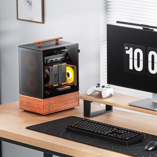 Vỏ Case Jonsbo T7 Black/ Silver (Mini Tower, M-ATX, Mặt lưới)