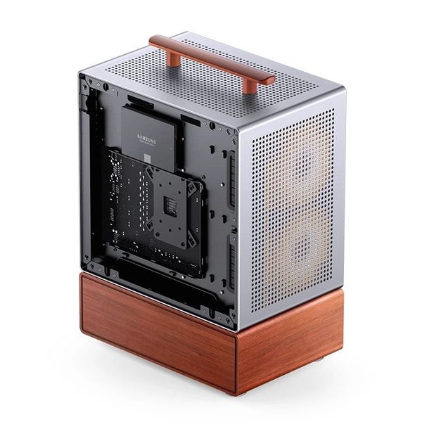 Vỏ Case Jonsbo T7 Black/ Silver (Mini Tower, M-ATX, Mặt lưới)
