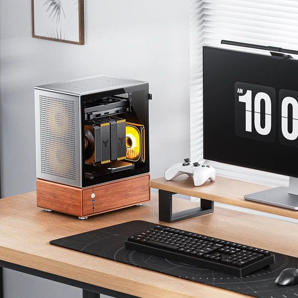 Vỏ Case Jonsbo T7 Black/ Silver (Mini Tower, M-ATX, Mặt lưới)