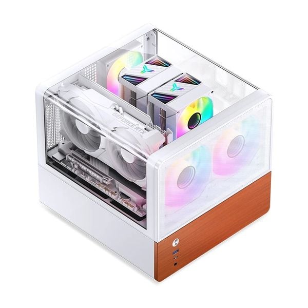Vỏ Case Jonsbo V12 Black/White ( Mini Tower, ITX)