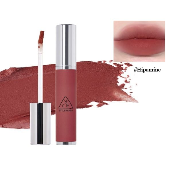 Son Kem Mịn Lì 3CE Hazy Lip Clay #Hipamine