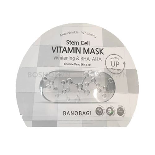 CT - Mặt Nạ Tẩy Tế Bào Chết Banobagi Stem Cell Vitamin Mask Whitening & BHA-AHA 30g