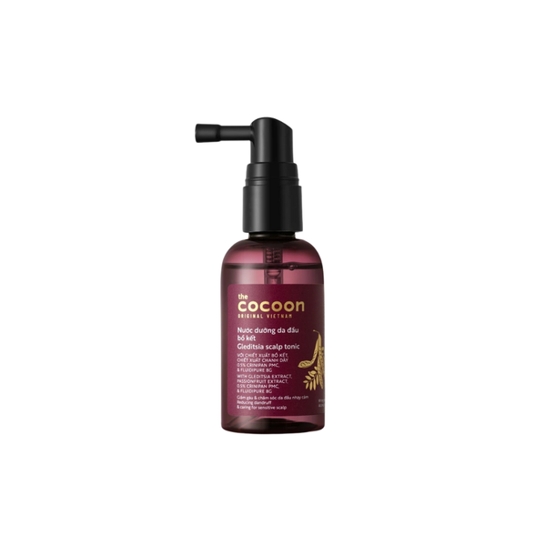 Nước Dưỡng Tóc Bồ Kết Giảm Gàu Cho Da Đầu Nhạy Cảm Cocoon Gleditsia Scalp Tonic 50ml