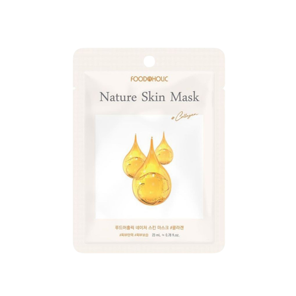 CT - Mặt Nạ Cấp Ẩm, Se Khít Lỗ Chân Lông Foodaholic Collagen Nature Skin Mask 23ml