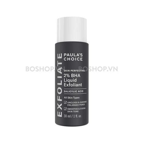 Dung Dịch Tẩy Tế Bào Chết Paula's Choice Skin Perfecting 2% BHA Liquid Exfoliant 30ml