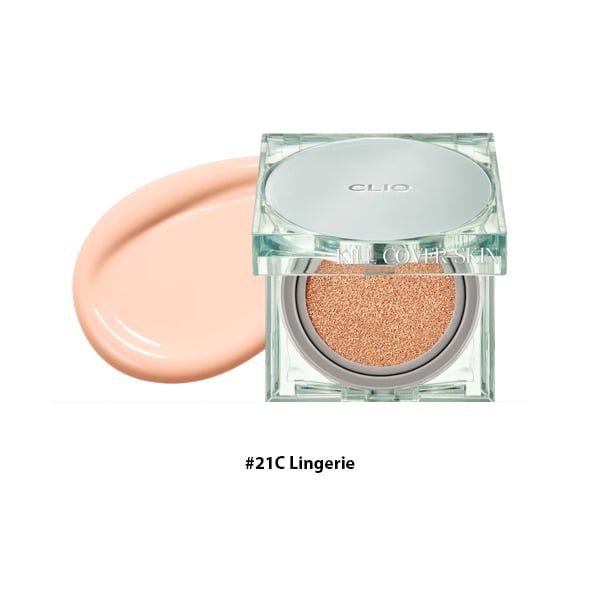 Phấn Nước Clio Kill Cover Skin Fixer Cushion SPF50+ PA+++ 15g #21C Lingerie