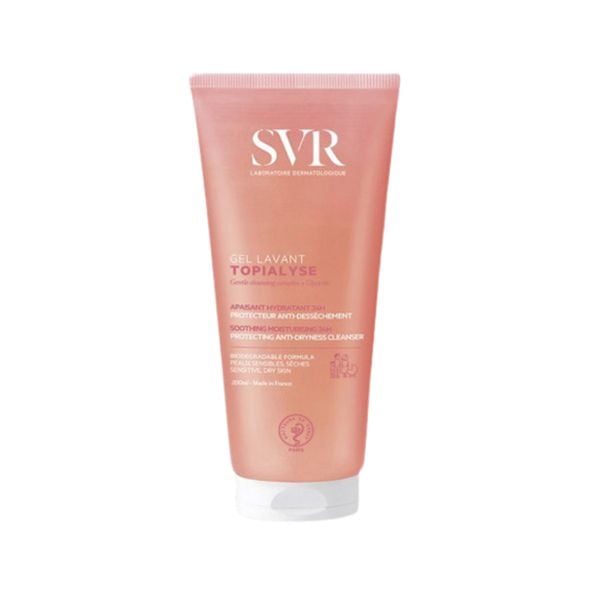 Gel Rửa Mặt Dành Cho Da Khô Và Da Nhạy Cảm SVR Topialyse Gel Lavant Cleansing 200ml
