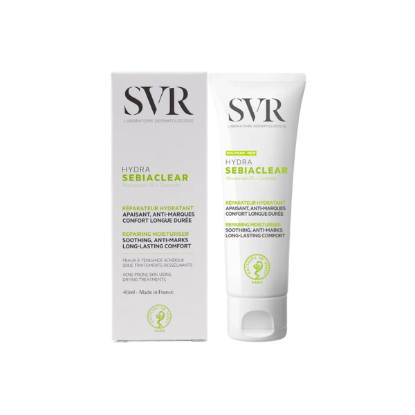 Kem Dưỡng Ẩm Dành Cho Da Dầu Mụn SVR Hydra Sebiaclear Niacinamide 5% + Ceramides 40ml