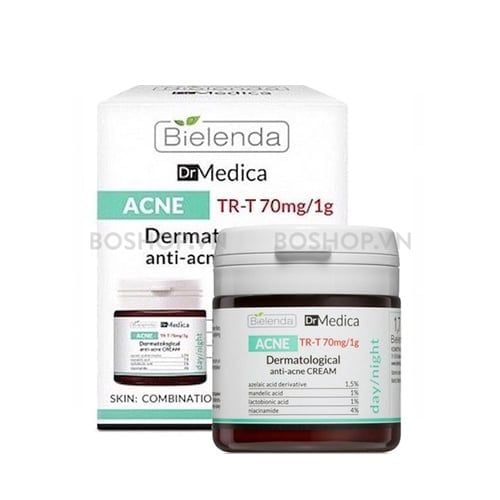Kem Dưỡng Da Dầu Mụn Bielenda Dr Medica Dermatological Anti-Acne Cream 50ml