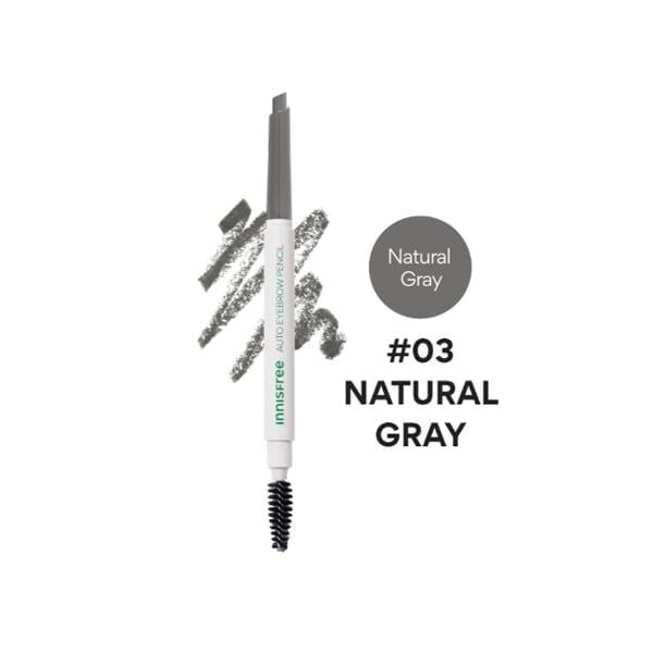 Chì Kẻ Mày Innisfree Auto Eyebrow Pencil #3 Natural Gray