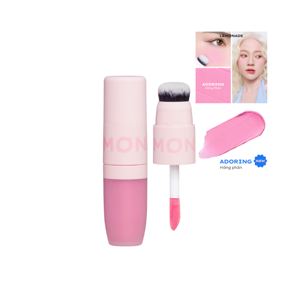 CT - Má Hồng Dạng Kem Lì Thuần Chay Lemonade Perfect Couple Blush #Adoring