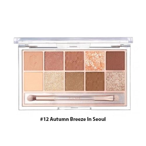 Phấn Mắt 10 Ô Clio Pro Eye Palette #12 Autumn Breeze In Seoul Forest