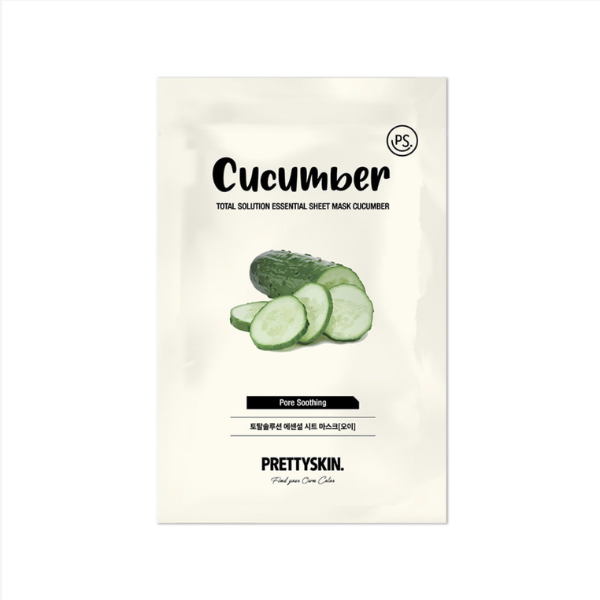 CT - Mặt Nạ Pretty Skin Cucumber Total Solution Essential Seat Mask 23g