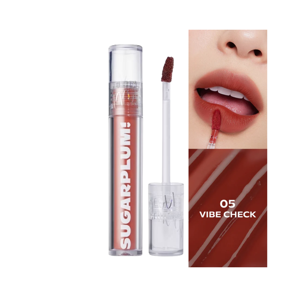 Son Tint Lì Thuần Chay Ofélia Sugarplum Mistynow Blurring Tint 3.8g #05 Vibe Check – Đỏ Cam Gạch