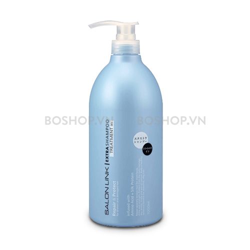 CT - Dầu Gội Phục Hồi Tóc Hư Tổn Salon Link Extra Treatment 1000ml Màu Xanh Dương