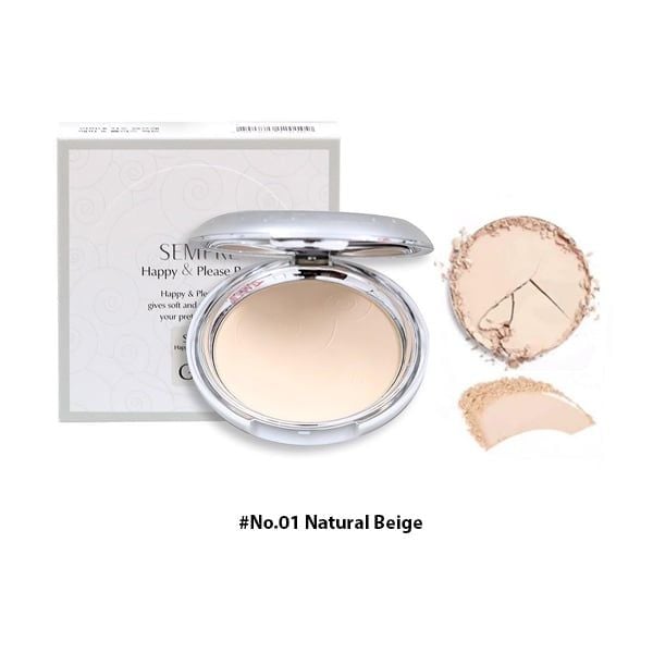 Phấn Phủ GEO Sempre Happy & Please Pact 22g No.01