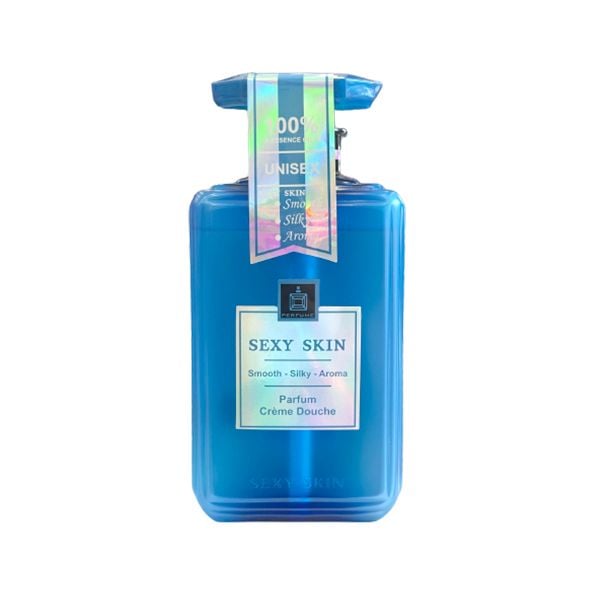 Sữa Tắm Sexy Skin Essence Oil UnisexParfum Crème Douche 600ml (Màu Xanh)