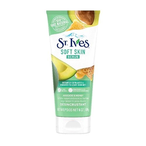 CT - Sữa Rửa Mặt Tẩy Tế Bào Chết St.Ives Soft Skin Avocado & Honey Scrub 170g