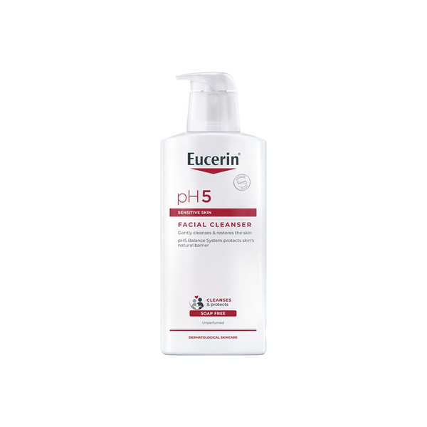 Sữa Rửa Mặt Dịu Nhẹ Cho Da Nhạy Cảm Eucerin pH5 Facial Cleanser 400ml