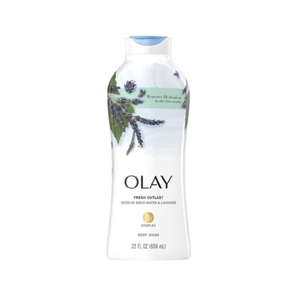 Sữa Tắm Olay Fresh Outlast Birch Water & Lavender + B3 Body Wash 650ml