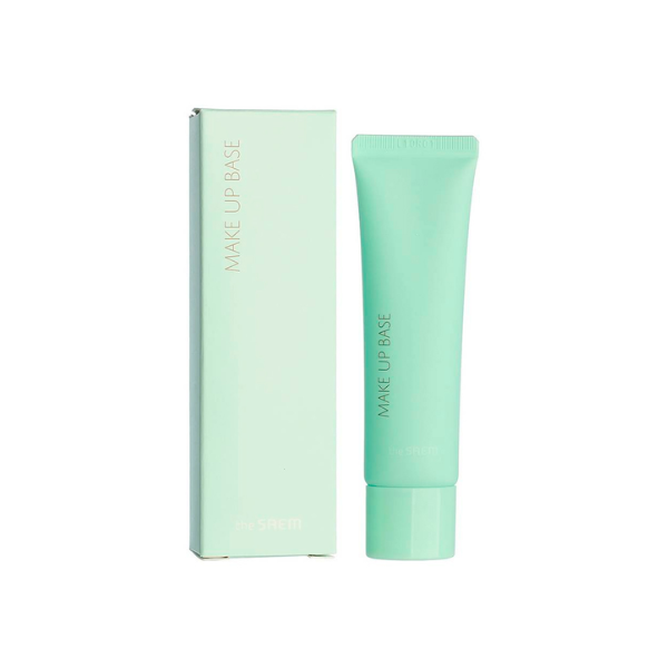 Kem Lót Điều Chỉnh Sắc Tố Da The Saem Airy Cotton Make Up Base SPF30 PA++ 30ml Màu Xanh