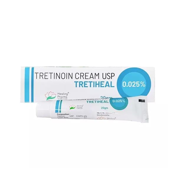 Kem Dưỡng Giảm Mụn, Chống Lão Hóa Tretinoin Cream USP 20g 0.025% 20g