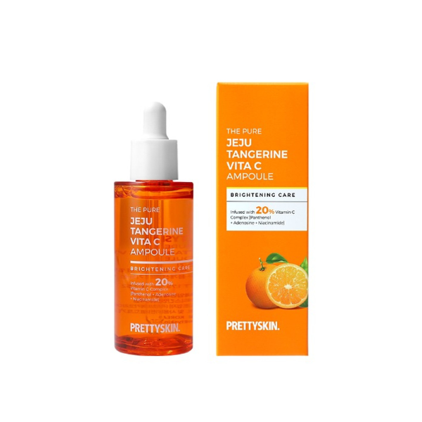 Tinh Chất Dưỡng Trắng Phục Hồi Da Vita C Pretty Skin The Pure Jeju Tangerine Vita C Ampoule 52ml