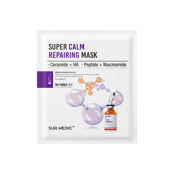 Mặt Nạ Phục Hồi Làm Dịu Da Sur.Medic+ Bright Calm Repairing Mask 30g