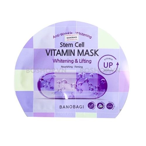 Mặt Nạ Banobagi Dưỡng Trắng, Nâng Cơ Banobagi Stem Cell Vitamin Mask Whitening & Lifting 30g
