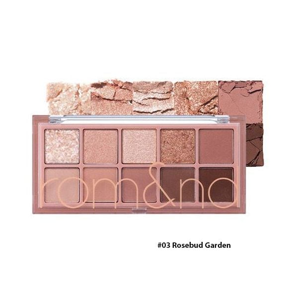 Phấn Mắt 10 Ô Romand Better Than Palette #03 Rosebud Garden