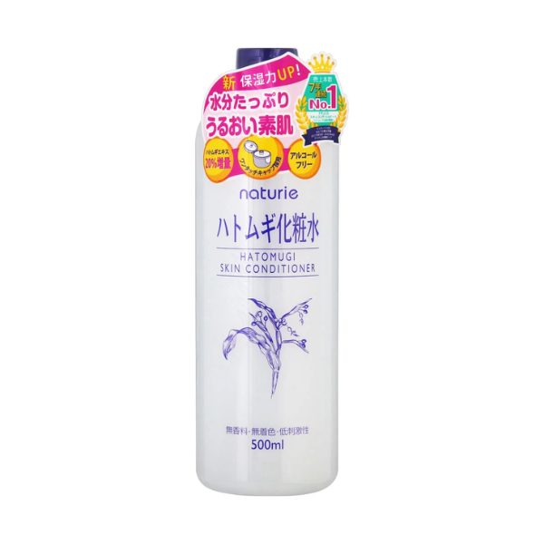 CT - Nước Hoa Hồng Dưỡng Ẩm Naturie Hatomugi Skin Conditioner 500ml