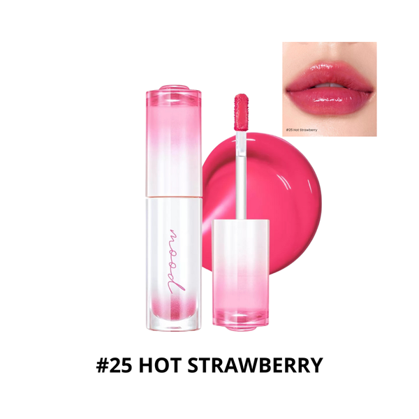 Son Tint Peripera Ink Mood Glowy Tint 4g #25 Hot Strawberry