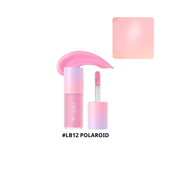 Má Hồng Dạng Kem Ofélia Loli Liquid Blush 4.3g #LB12 Polaroid - Hồng Sữa
