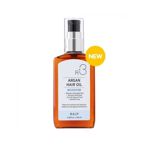 Dầu Dưỡng Tóc Raip R3 Argan Hair Oil White Soap 100ml