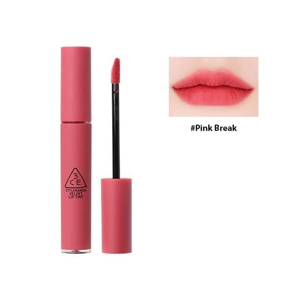 Son Lì 3CE Velvet Lip Tint #Pink Break